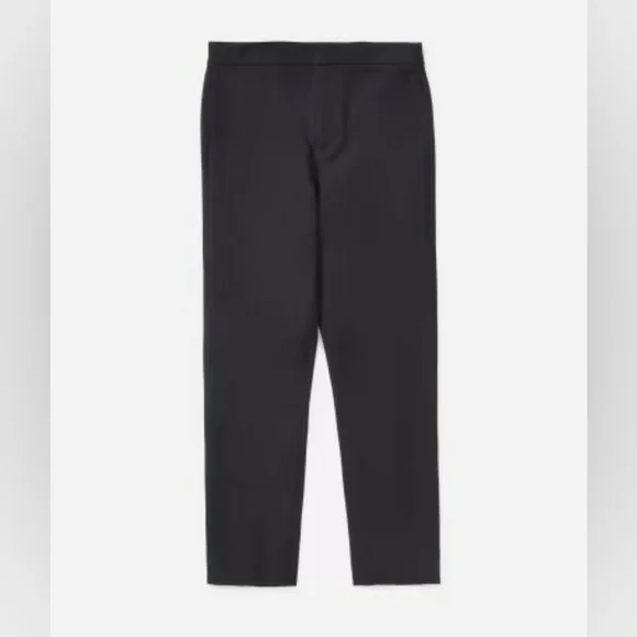 Everlane | The Fixed-Waist Stretch Cotton Pant | Black | Size 2 - Picture 2 of 10